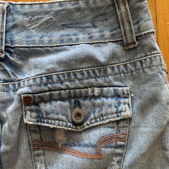 Vintage y2k American eagle micro mini denim skirt - Picture 3 of 8